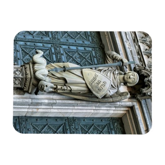 Kölner Domstatue Magnet (Horizontal)