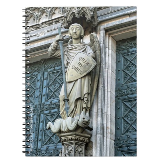 Kölner Domstatue Notizblock (Vorderseite)