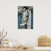 Kölner Domstatue Poster (Küche)