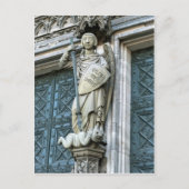 Kölner Domstatue Postkarte (Vorderseite)