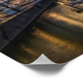 Kölner Hafen Poster (Ecke)