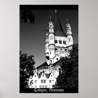 Kölner Kirche Poster