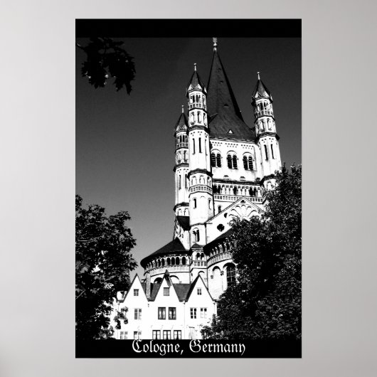 Kölner Kirche Poster (Vorne)