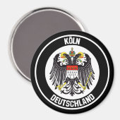 Kölner RundEmblem Magnet (Vorderseite/Rückseite)