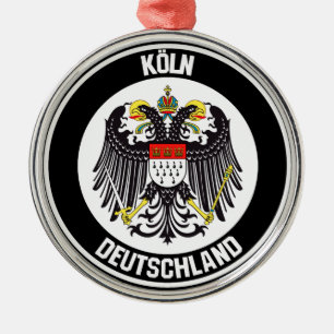 Kölner RundEmblem Ornament Aus Metall