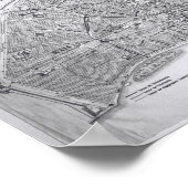 Kölner Stadtplan 1752 - Johann Valentin Reinhardt Poster (Ecke)