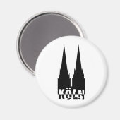 Kölner Symbol Magnet (Vorderseite/Rückseite)