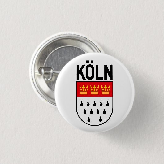 Kölner Wappen (Deutschland) Button (Vorne & Hinten)