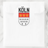 Kölner Wappen (Deutschland) Runder Aufkleber (Tasche)