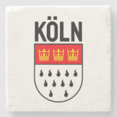 Kölner Wappen (Deutschland) Steinuntersetzer (Vorderseite)