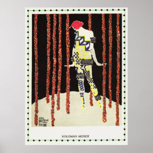 Kolo Moser - Tänzer-Fräulein Olga George Poster