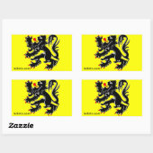 kolo t.c. Flandern 2013 Rechteckiger Aufkleber (Blatt)