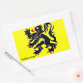 kolo t.c. Flandern 2013 Rechteckiger Aufkleber (Umschlag)