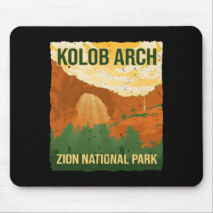 Kolob Bogen Zion National Park Wandern Camping Mousepad