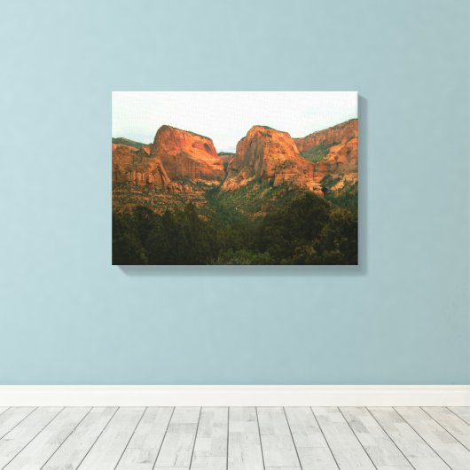 Kolob Canyons auf Leinwand (Insitu (Holzboden))