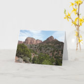 Kolob Canyons im Zion-Nationalpark Karte (Gelbe Blume)