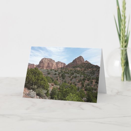 Kolob Canyons im Zion-Nationalpark Karte (Vorderseite)