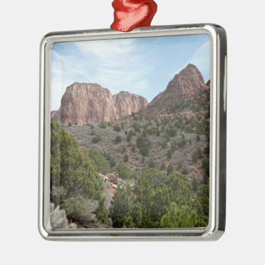Kolob Canyons im Zion-Nationalpark Ornament Aus Metall (Links)