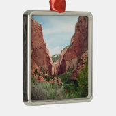 Kolob Schluchten, Zion Nationalpark, Utah, USA 4 Silbernes Ornament (Rechts)