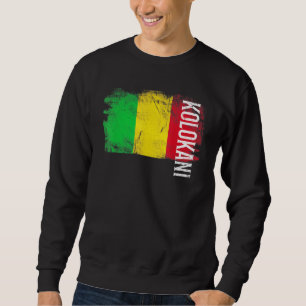 Kolokani Mali Flagge für Männer Männer Frauen Kind Sweatshirt