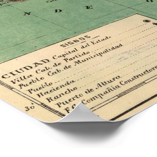 Kololima, Mexiko 2 Poster (Ecke)