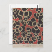 Koloman Moser - Backhausen Räume Textilien Postkarte (Vorne/Hinten)