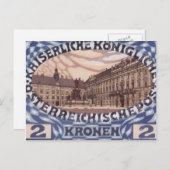 Koloman Moser - Design für die österreichische Jub Postkarte (Vorne/Hinten)