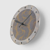 Koloman Moser- Entwurf für das Gewebe Runde Wanduhr (Winkel)