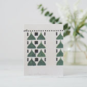 Koloman Moser- Entwurf für Wanddekoration Postkarte (Stehend Vorderseite)