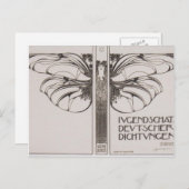 Koloman Moser - Ewart Felicie Jugendschatz Siegel Postkarte (Vorne/Hinten)