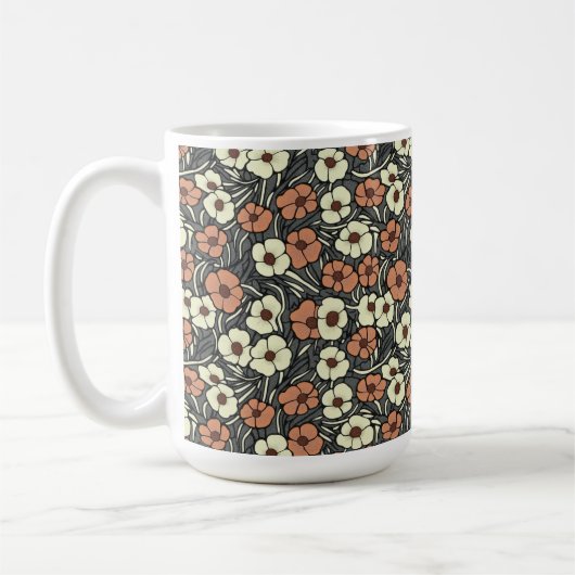 Koloman Moser Floral Kaffeetasse (Links)