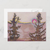 Koloman Moser - Landschaft im Semmering Postkarte (Vorne/Hinten)