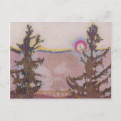 Koloman Moser - Landschaft im Semmering Postkarte (Vorderseite)