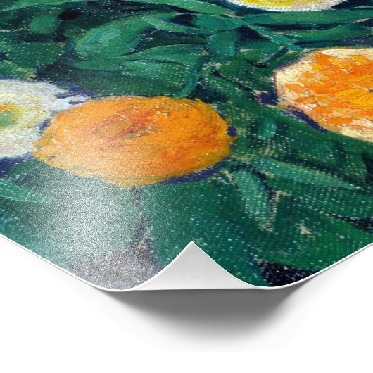 Koloman Moser Marigolds Poster (Ecke)