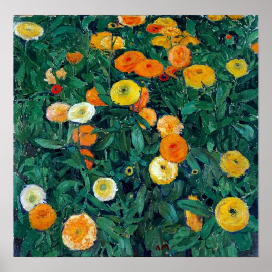 Koloman Moser Marigolds Poster (Vorne)