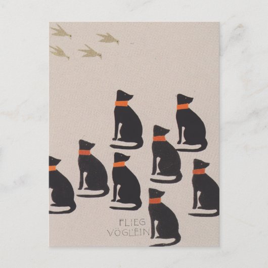 Koloman Moser-Picture Buch für die Nichte von Dith Postkarte (Vorderseite)