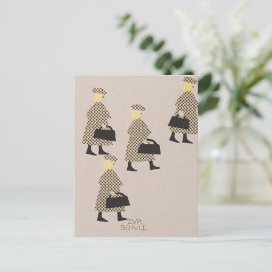 Koloman Moser-Picture Buch für die Nichte von Dith Postkarte (Stehend Vorderseite)