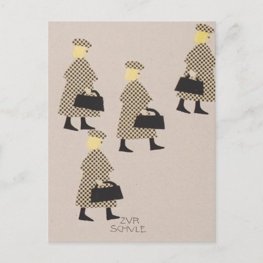 Koloman Moser-Picture Buch für die Nichte von Dith Postkarte (Vorderseite)