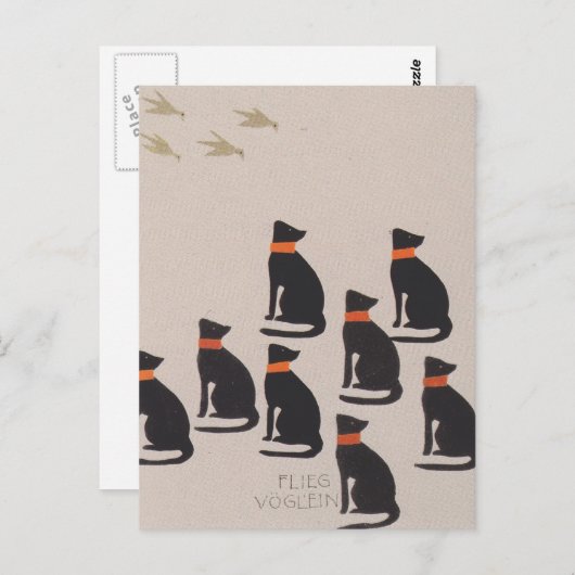 Koloman Moser-Picture Buch für die Nichte von Dith Postkarte (Vorne/Hinten)