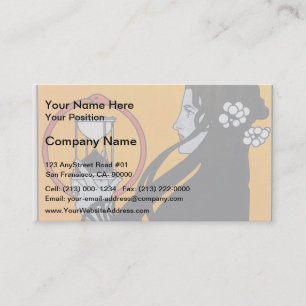 Koloman Moser- Plakat für Frommes Kalender Visitenkarte