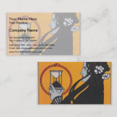 Koloman Moser- Plakat für Frommes Kalender Visitenkarte (Vorne/Hinten)