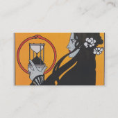 Koloman Moser- Plakat für Frommes Kalender Visitenkarte (Rückseite)