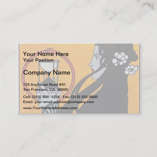 Koloman Moser- Plakat für Frommes Kalender Visitenkarte (Vorderseite)