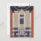 Koloman Moser- Poster für das XIII. Sezession Postkarte (Vorne/Hinten)