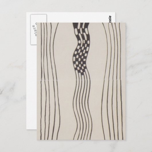 Koloman Moser - Poster für Felix Dackel Theater Postkarte (Vorne/Hinten)