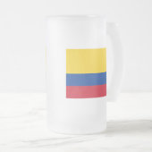 Kolombie Mattglas Bierglas (VorderseiteRechts)