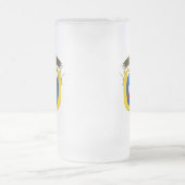 Kolombieemblem Mattglas Bierglas (Mittel)
