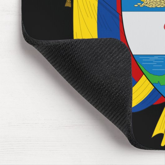 Kolombieemblem Mousepad (Ecke)