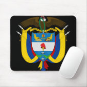 Kolombieemblem Mousepad (Mit Mouse)