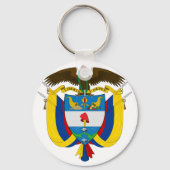 Kolombieemblem Schlüsselanhänger (Vorderseite)